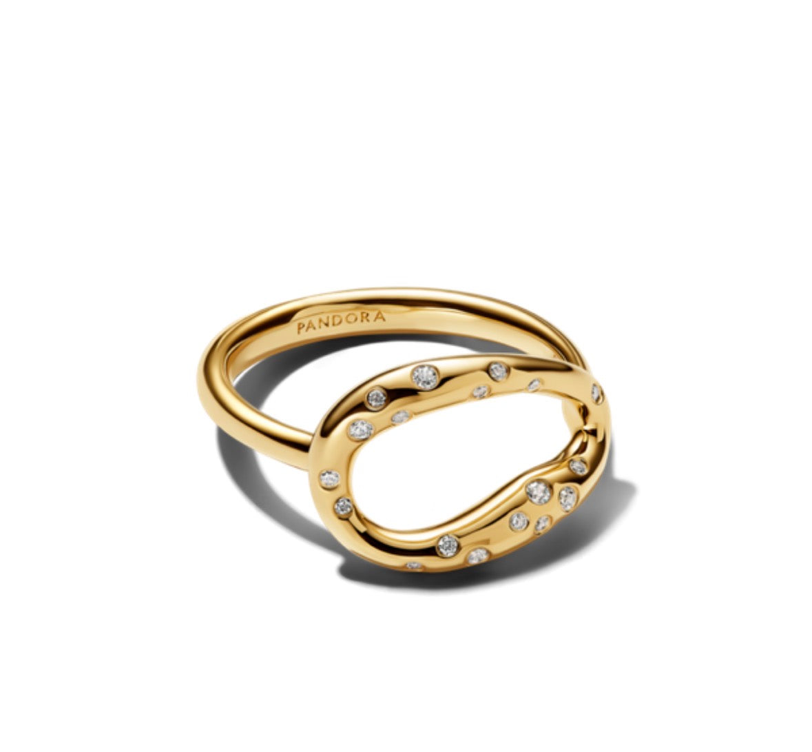 Anillo orgánico piedras