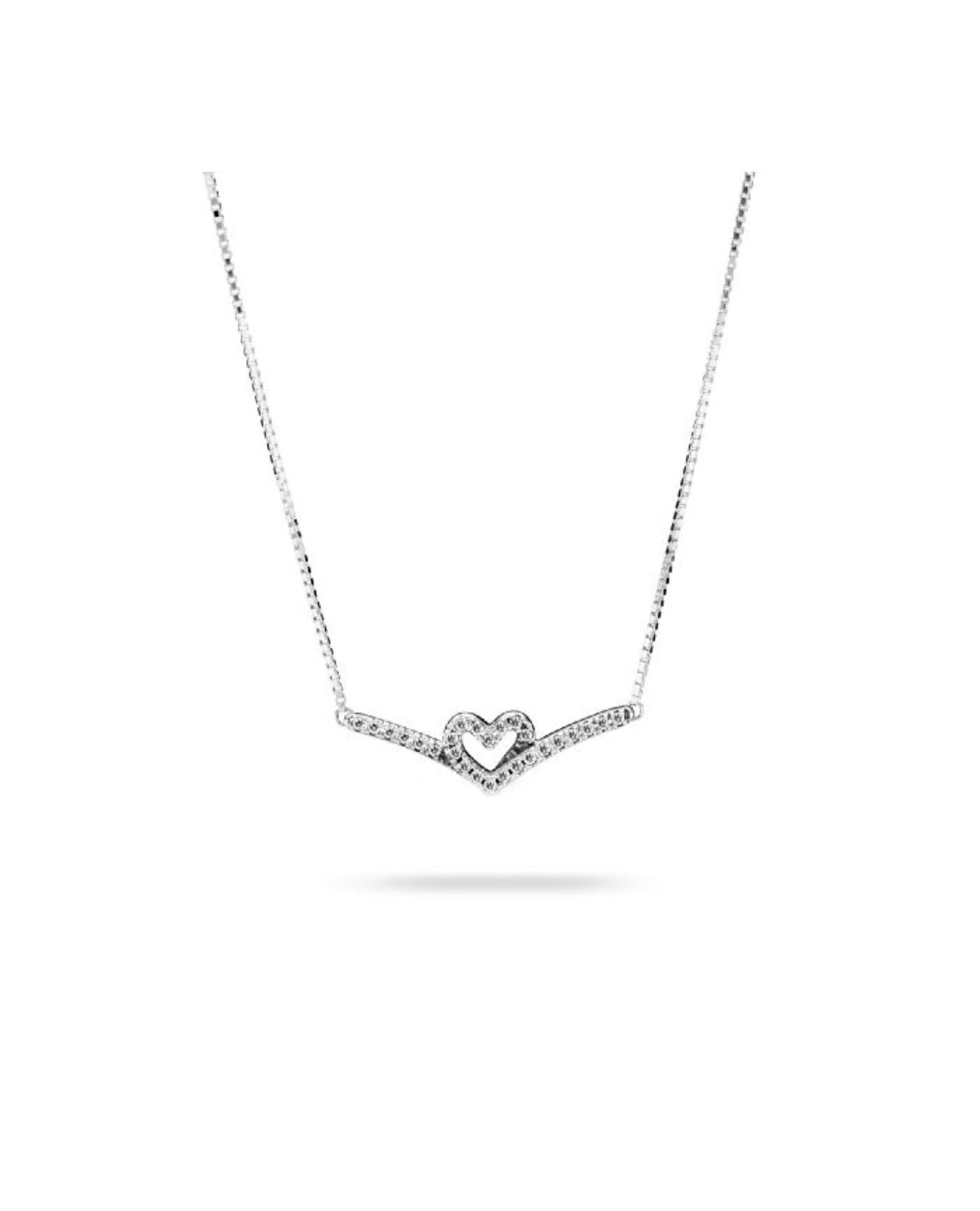 Collar destello corazón