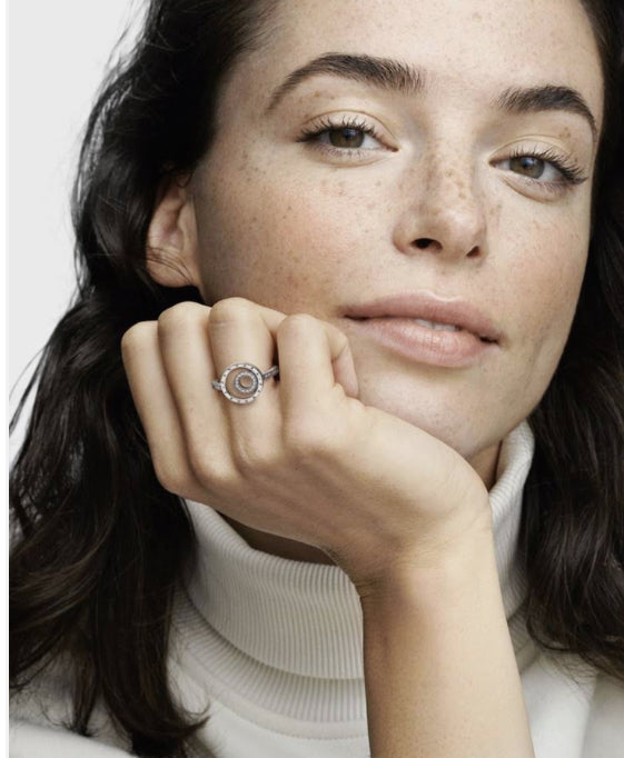 Anillo doble círculo