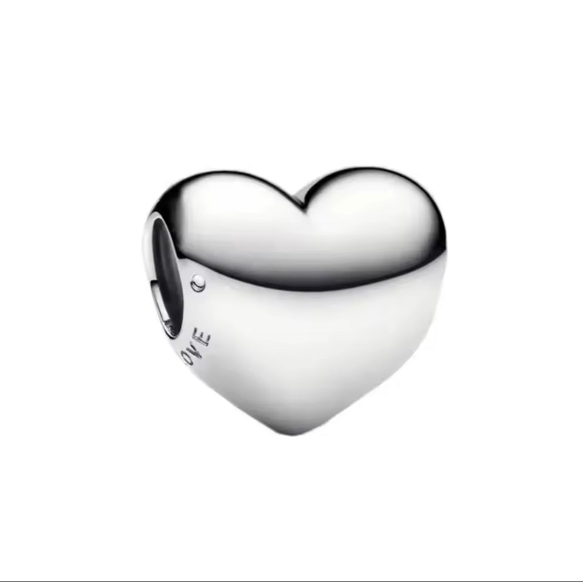 Separador corazón plata logo