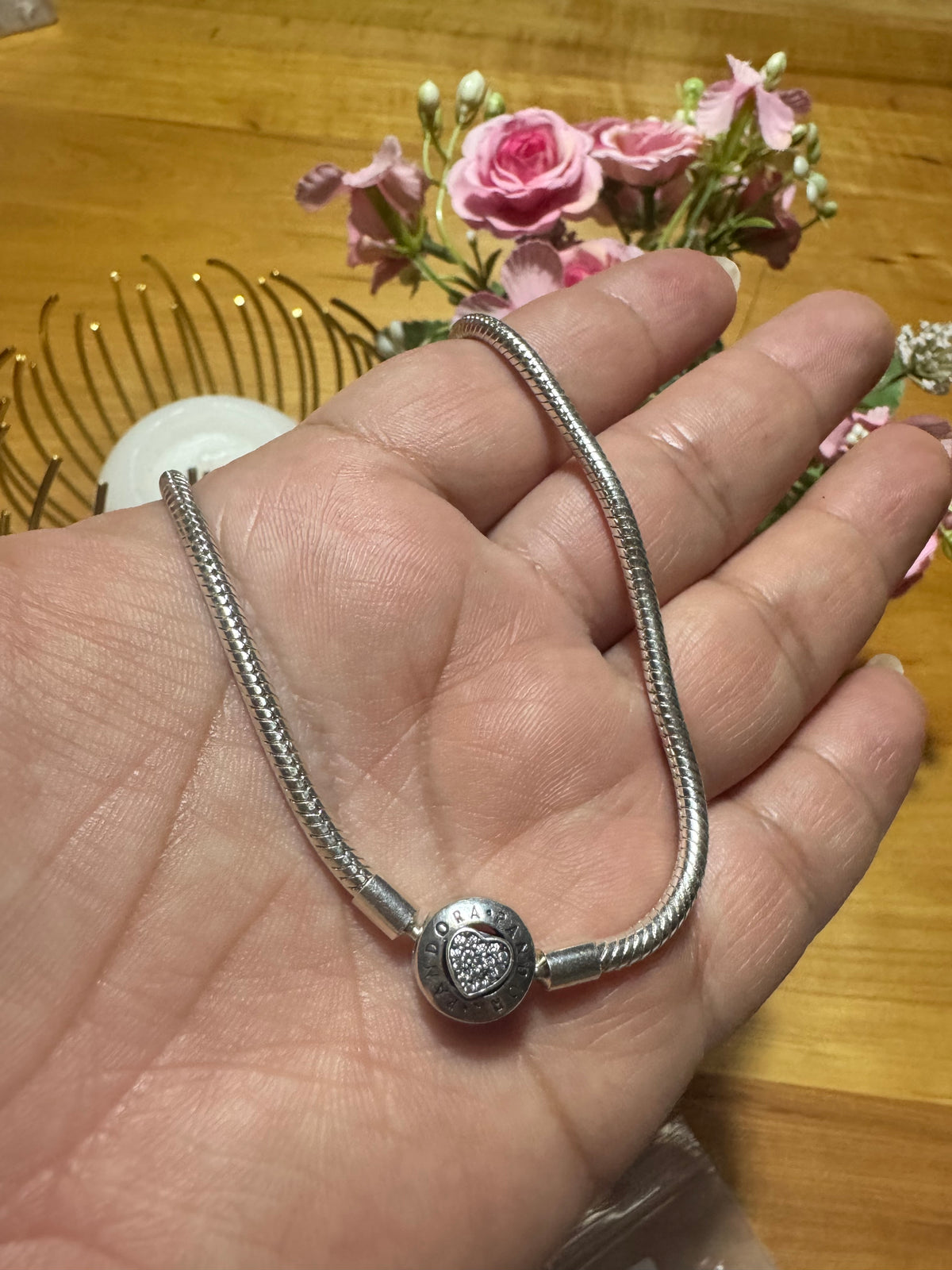 Collar redondo corazón 50 cm