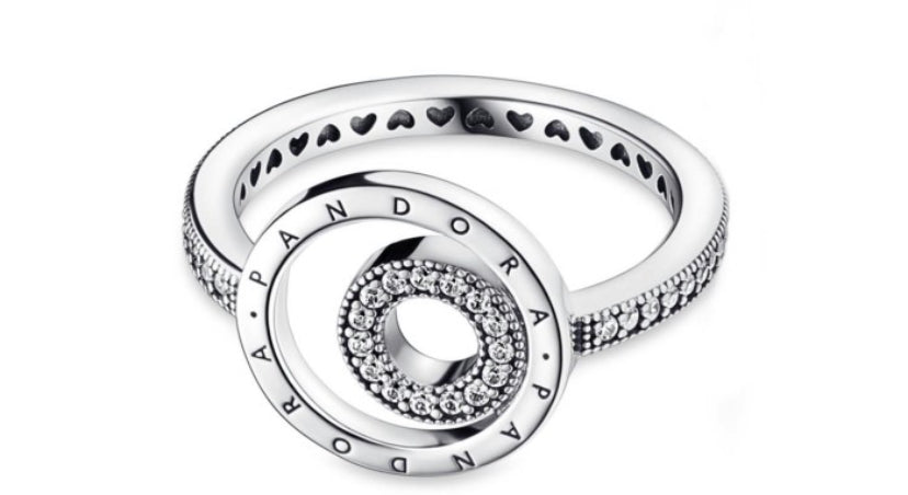 Anillo doble círculo