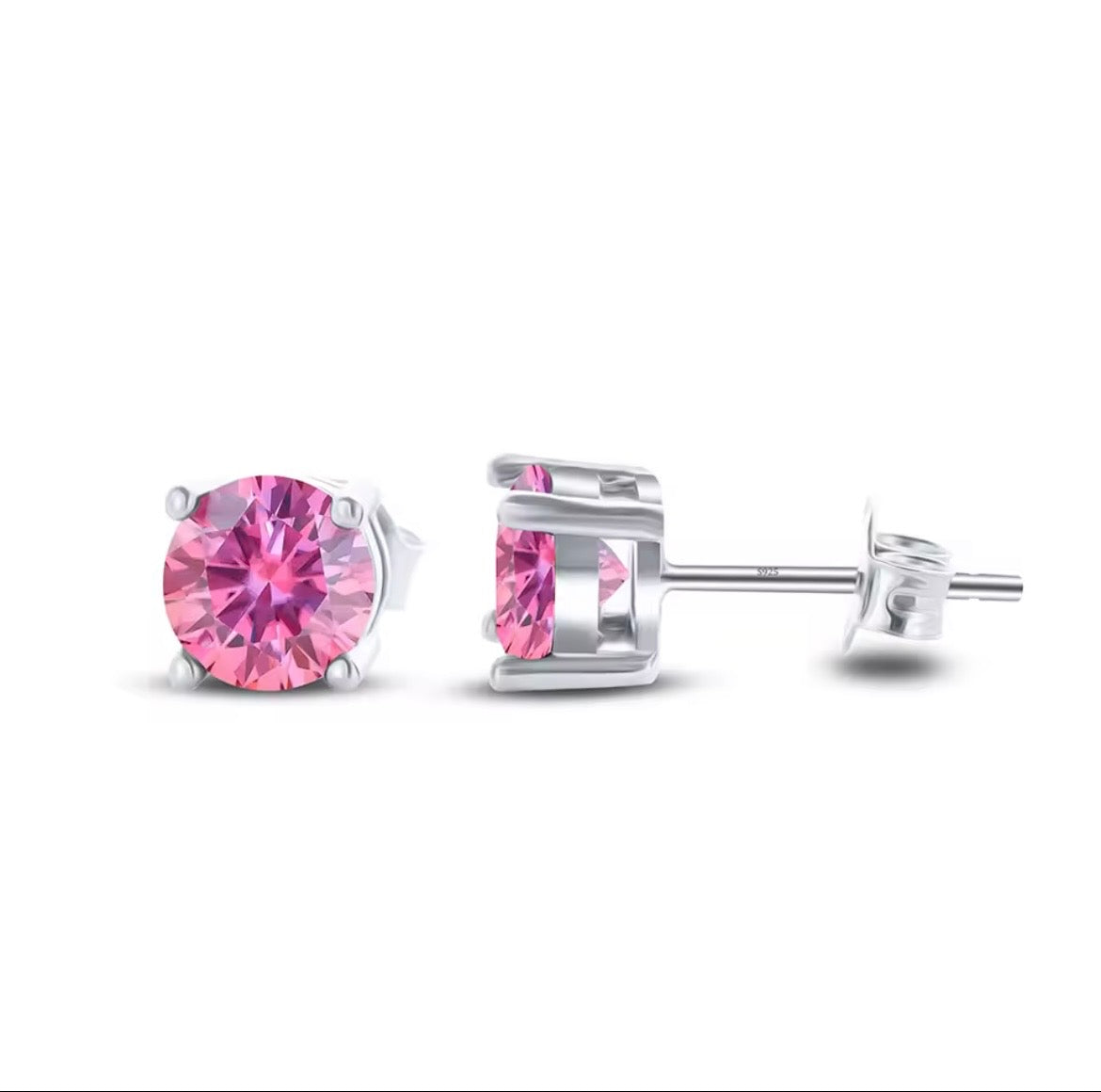 Aros gema rosa