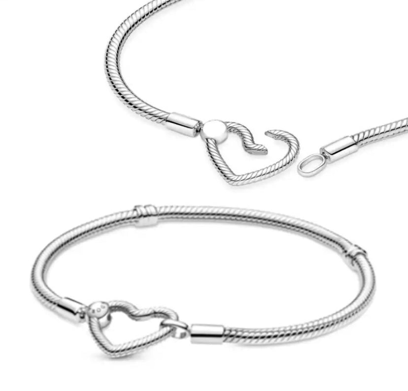Pulsera broche corazón