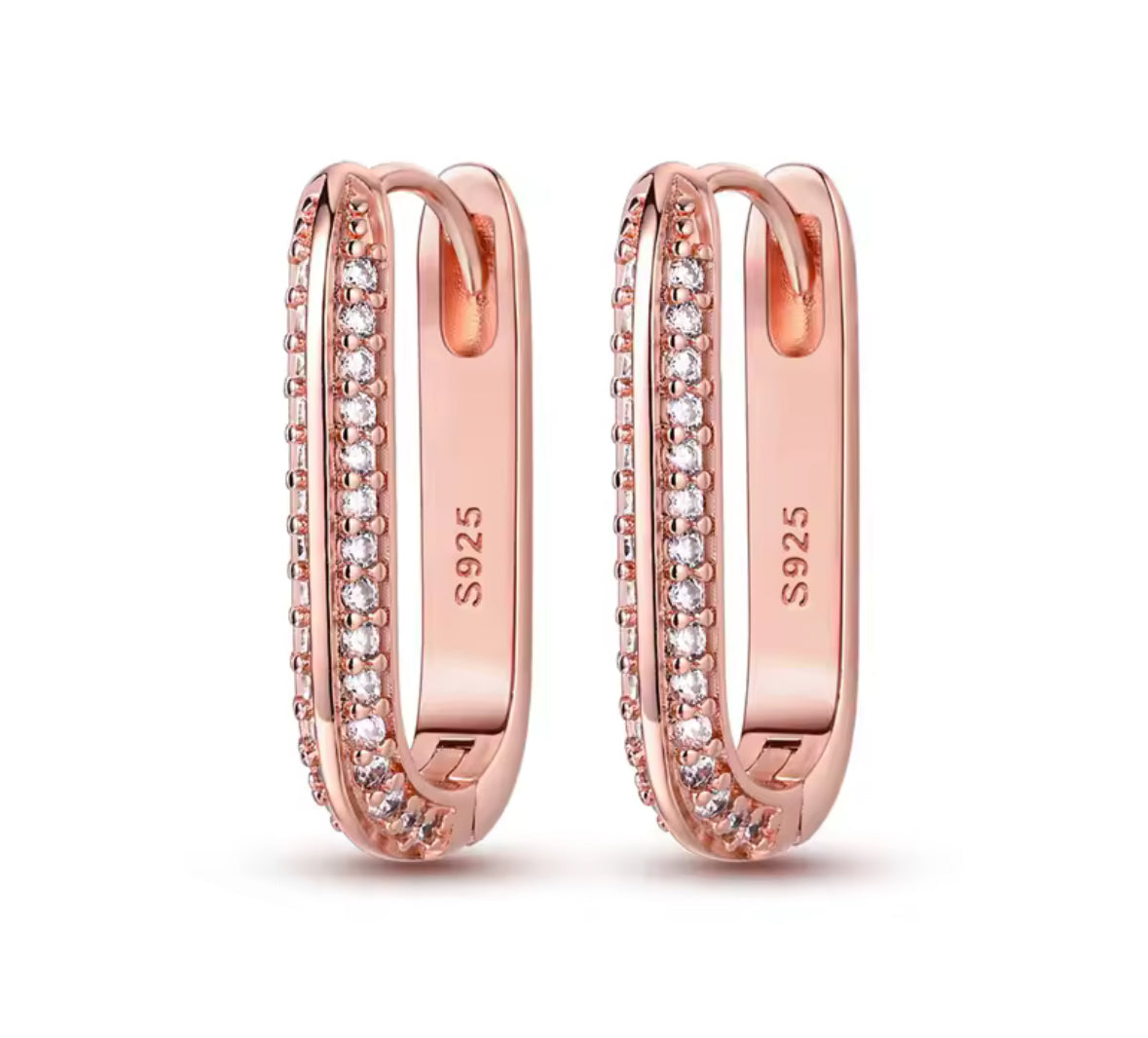 Aros eslabón grande rose