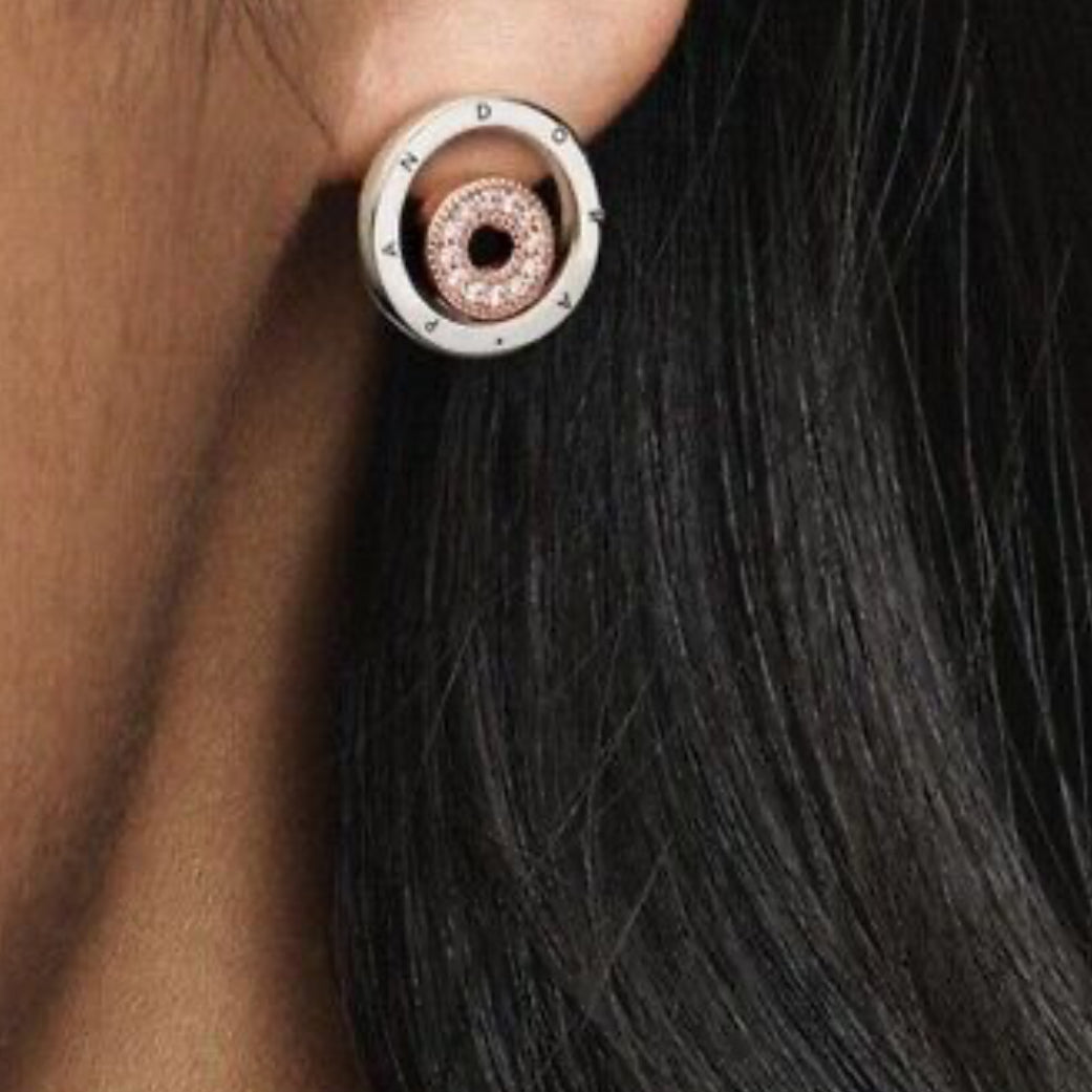 Aros doble logo rose