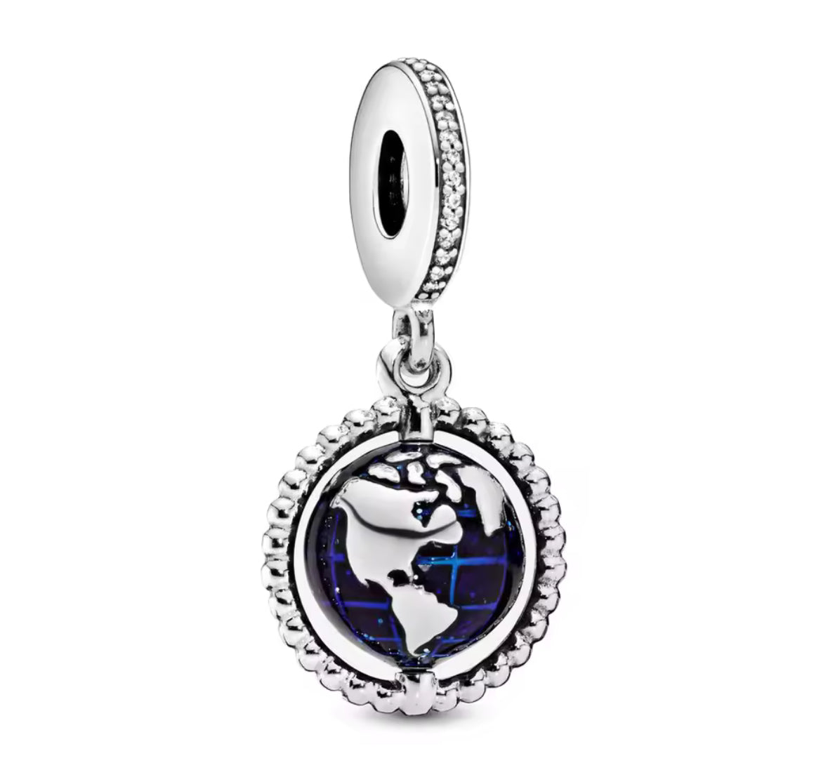 Colgante azul mundo