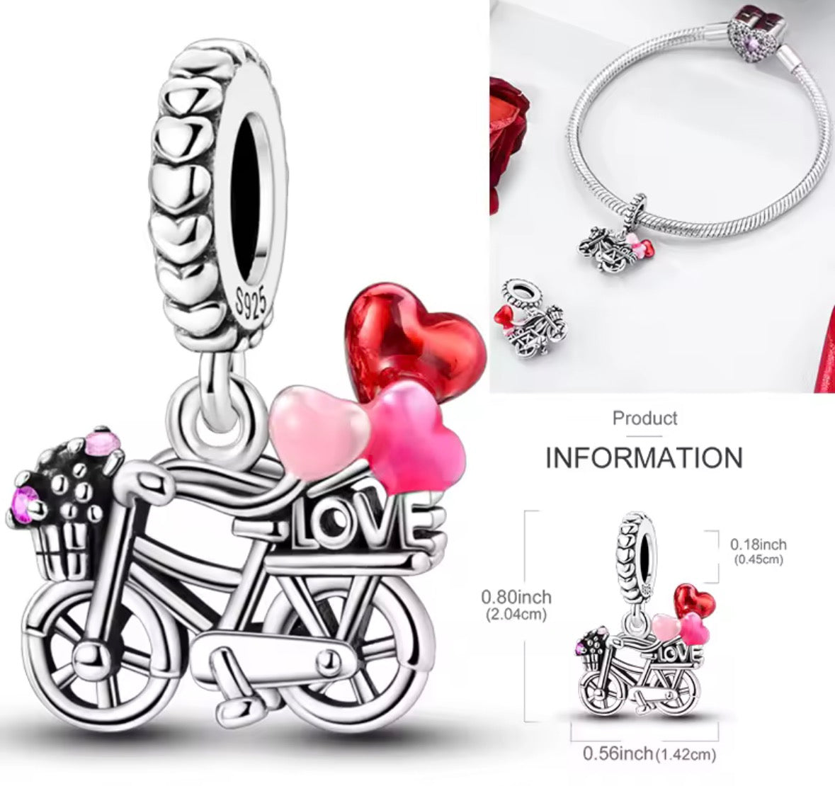 Bicicleta corazones