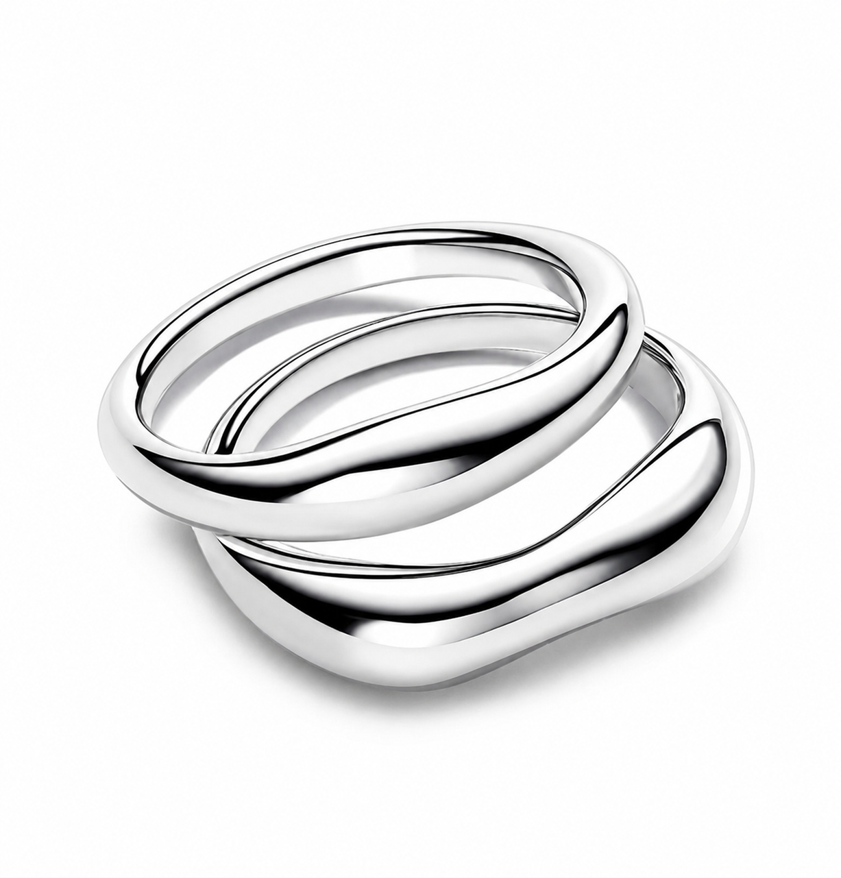 Anillo dúo plata