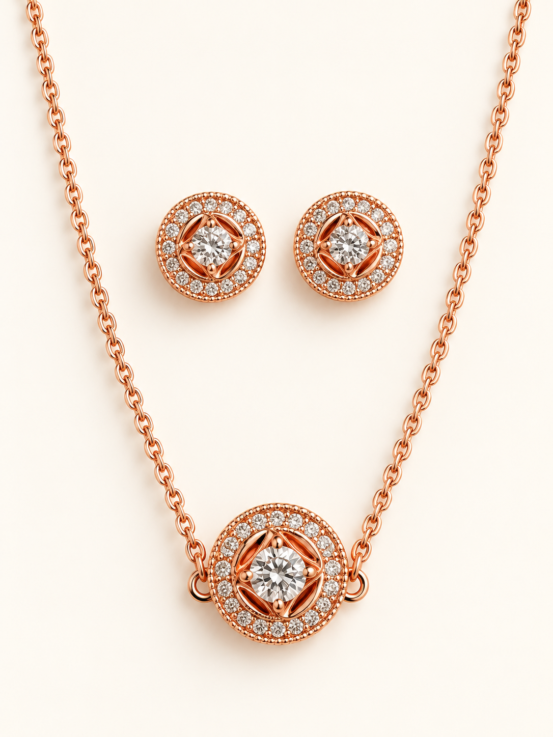 Conjunto círculo rose