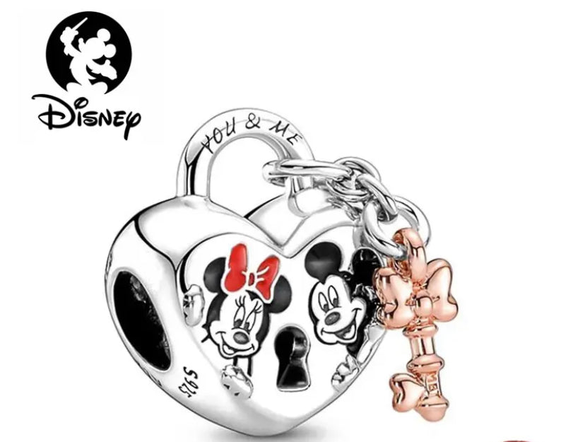 Corazón llave Mickey Minnie
