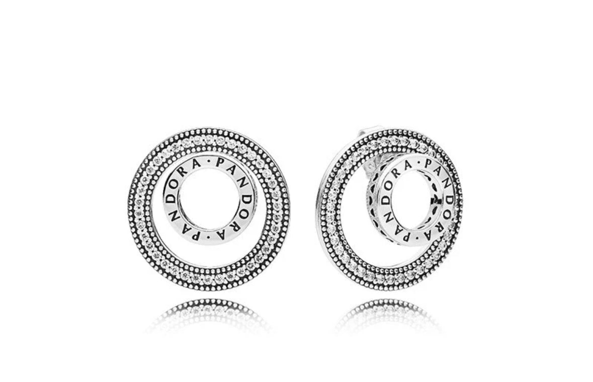 Aros botón con logo