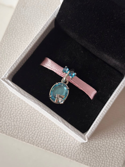 Lazo azul abeja Bridgerton