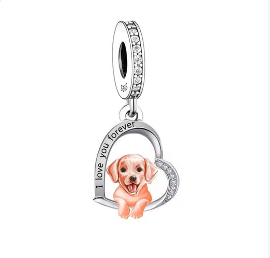 Perro cachorro corazón