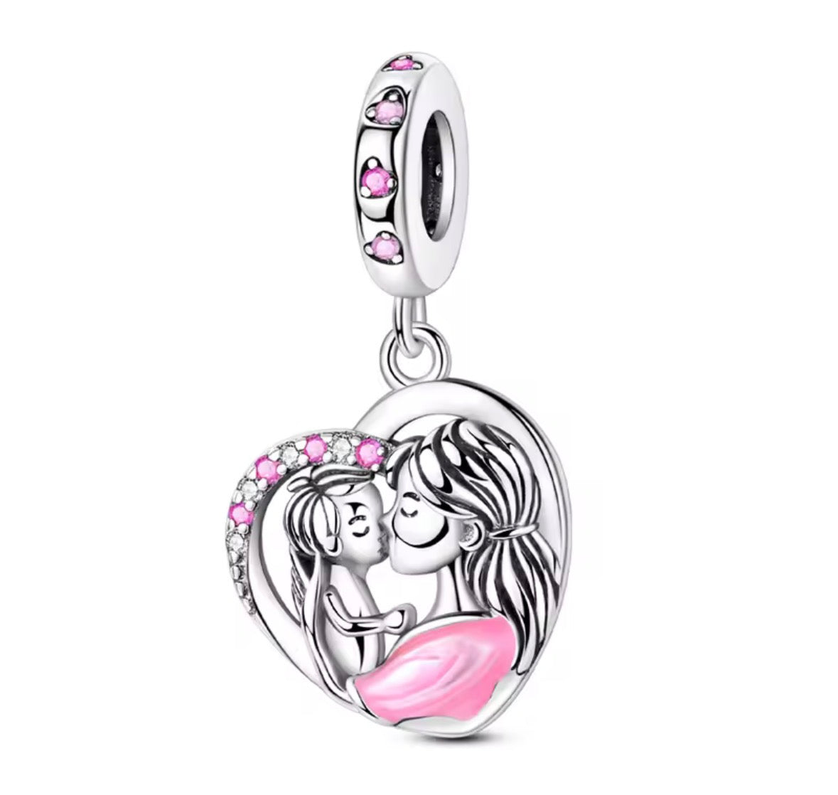 Corazón beso mamá
