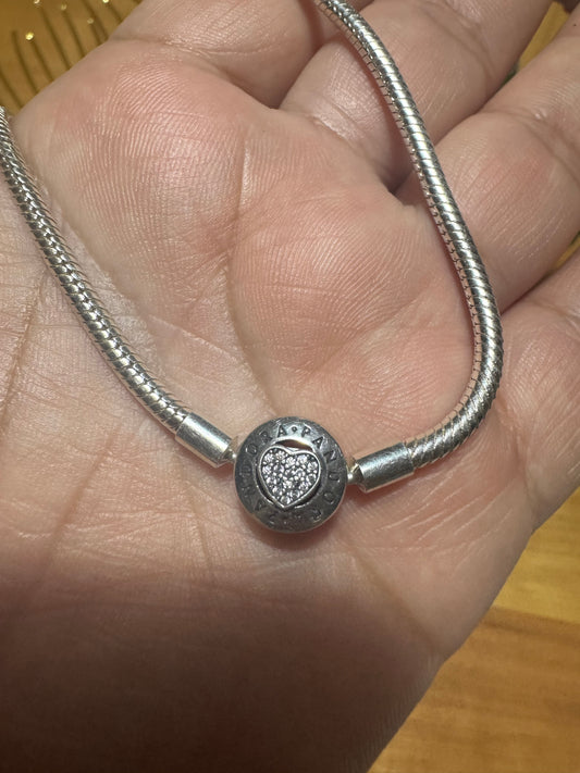 Collar redondo corazón 45cm