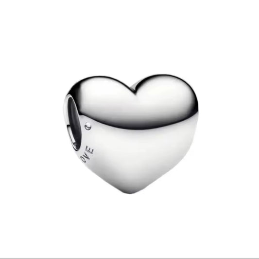 Separador corazón plata logo