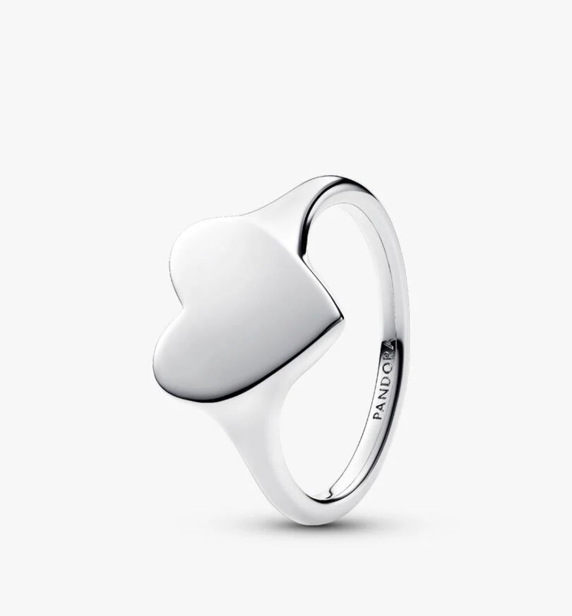 Anillo corazón liso