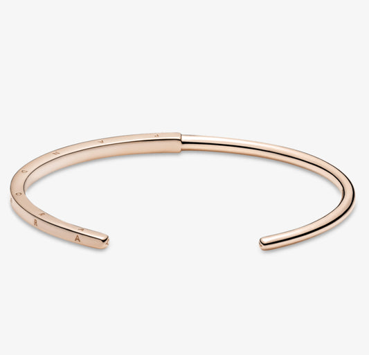 Pulsera esclava rose con logo
