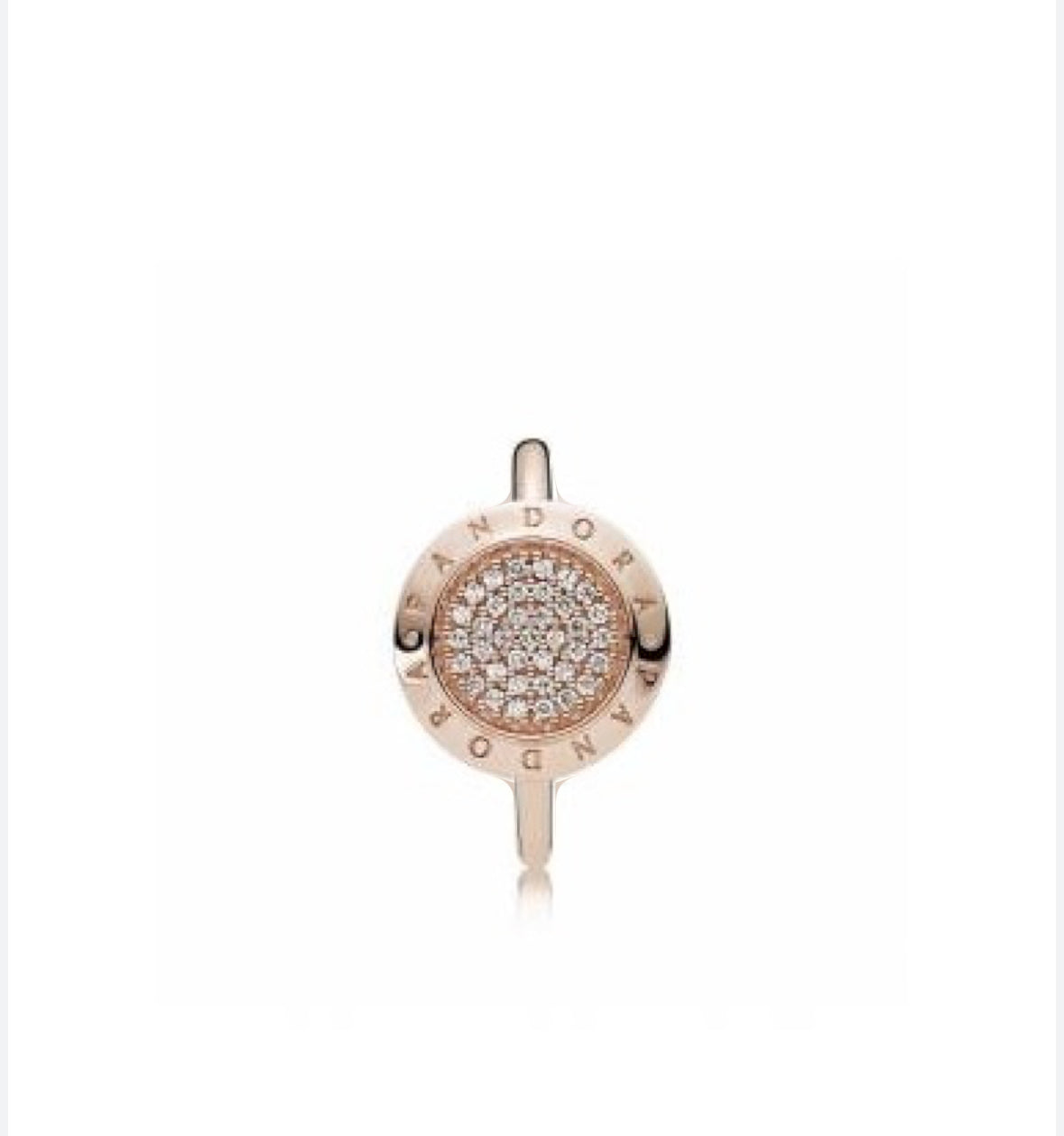 Anillo logo circones rose