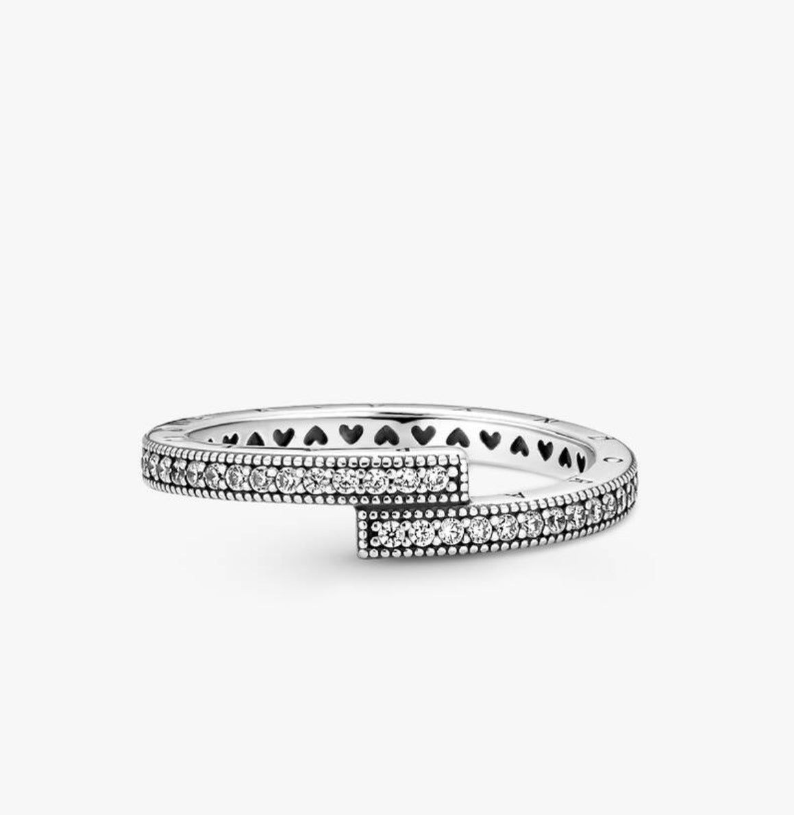 Anillo cruzado plata