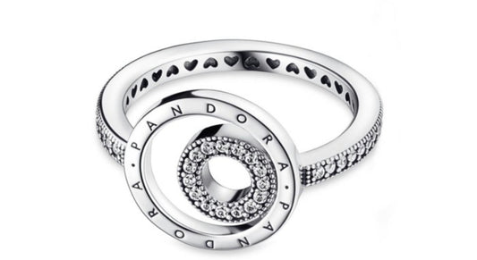 Anillo doble círculo
