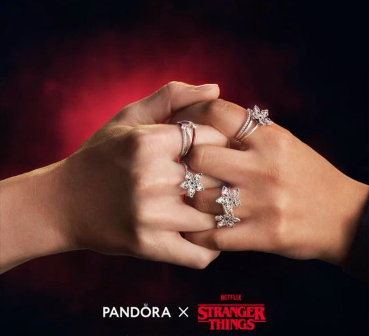 Anillos Flor Stranger Things