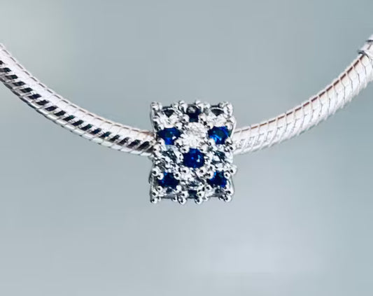 Separador azul blanco