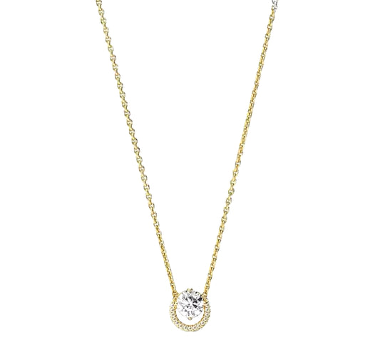 Collar solitario dorado