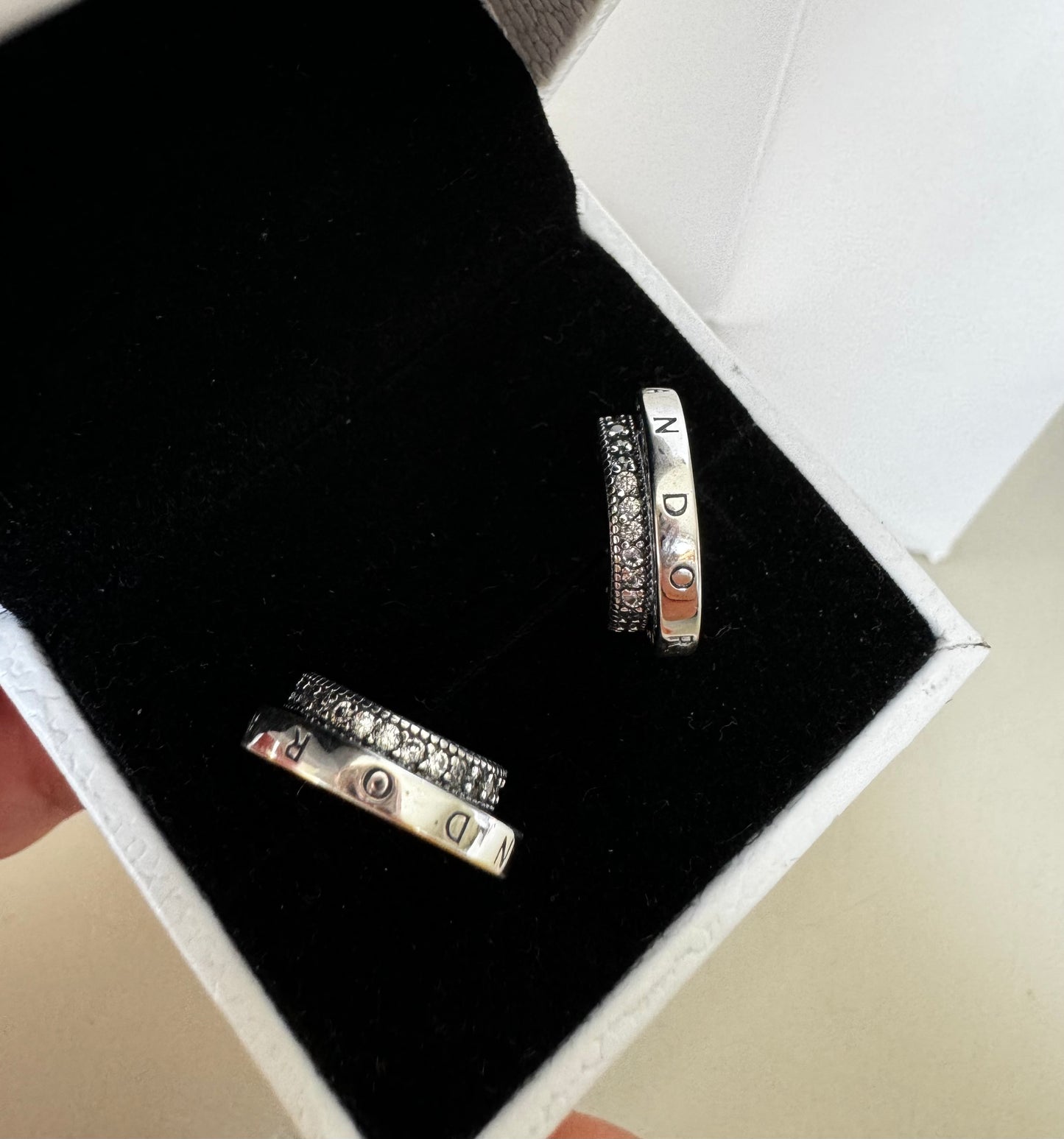 Argolla dúo Plata logo