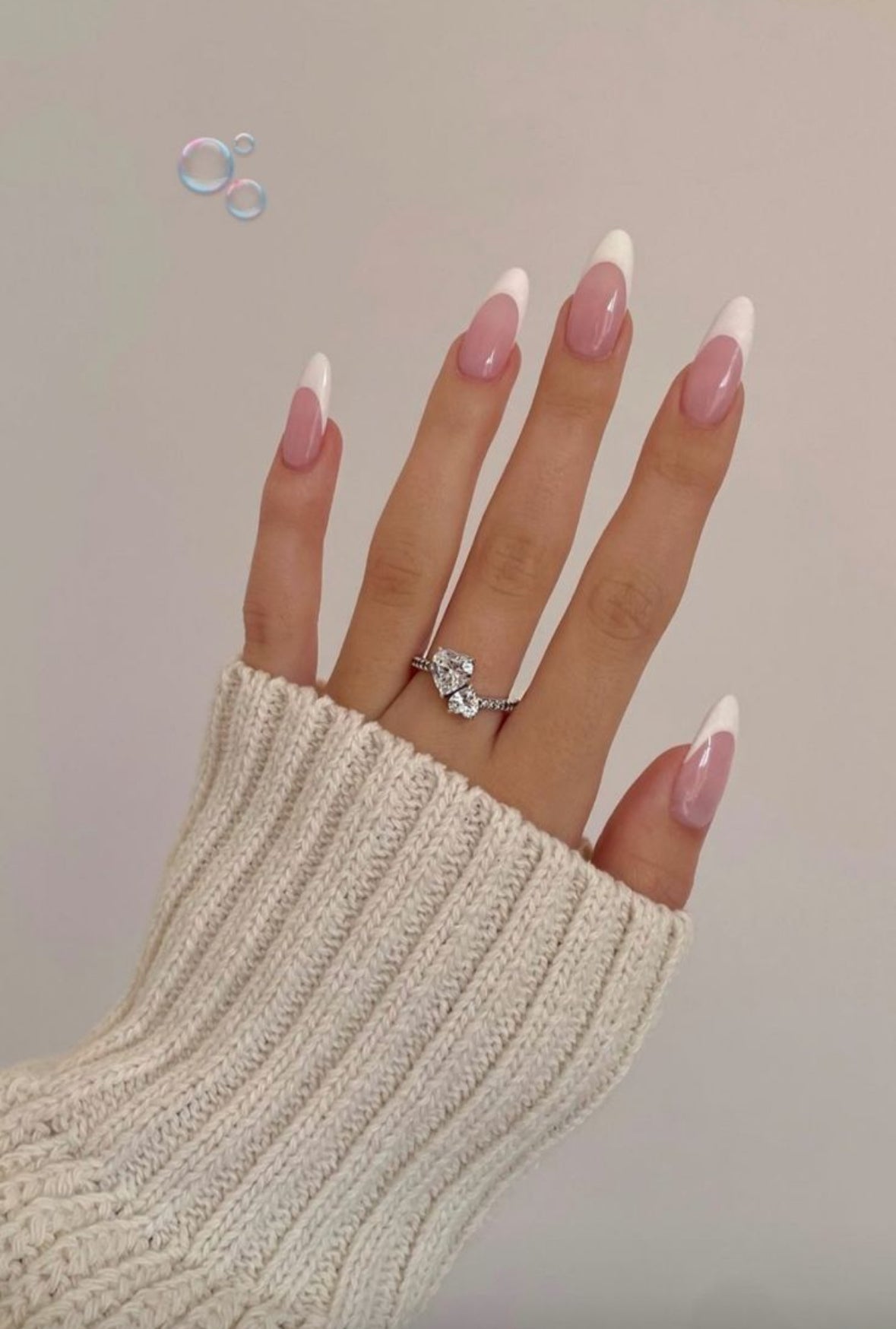 Anillo doble corazón