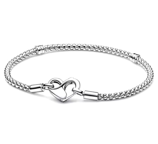 Pulsera corazón cadena