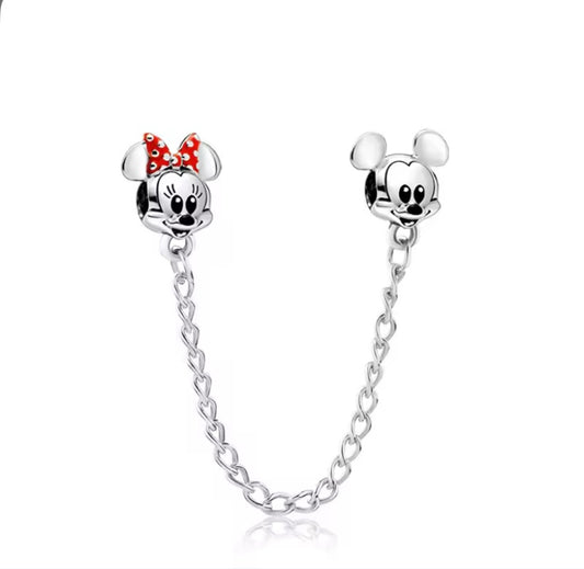 Cadena minnie y mickey