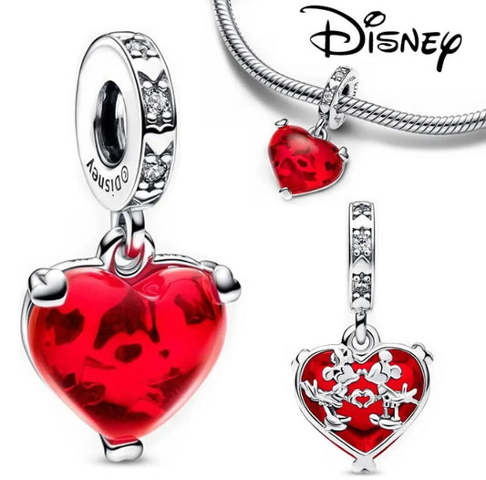 Corazón rojo Mickey/Minnie