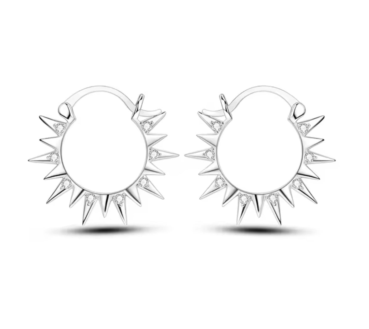 Aros sol plata