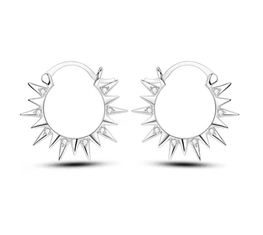 Aros sol plata