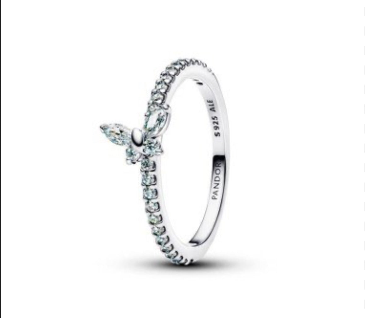 Anillo mariposa plata