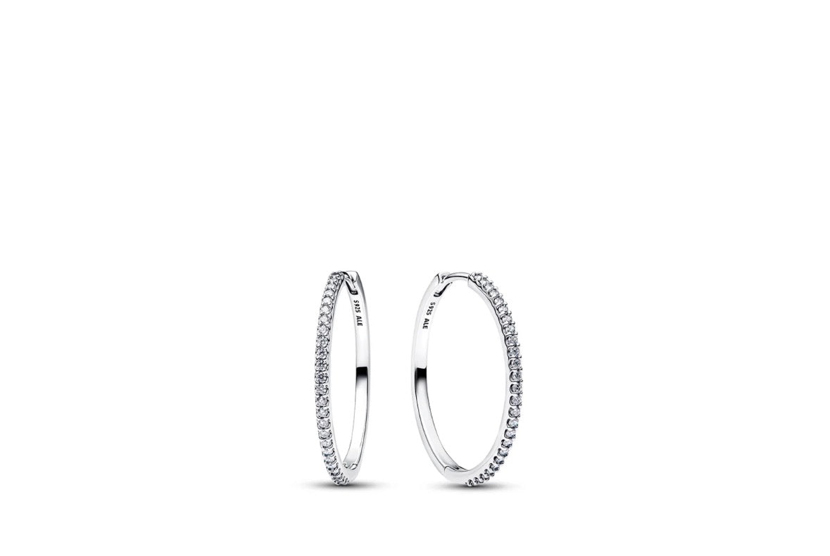 Argollas circones delgada plata