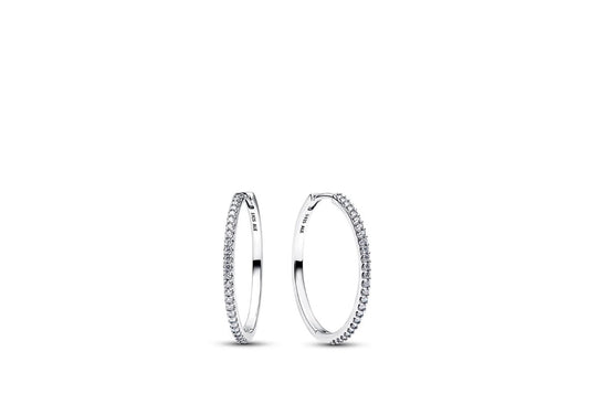 Argollas circones delgada plata