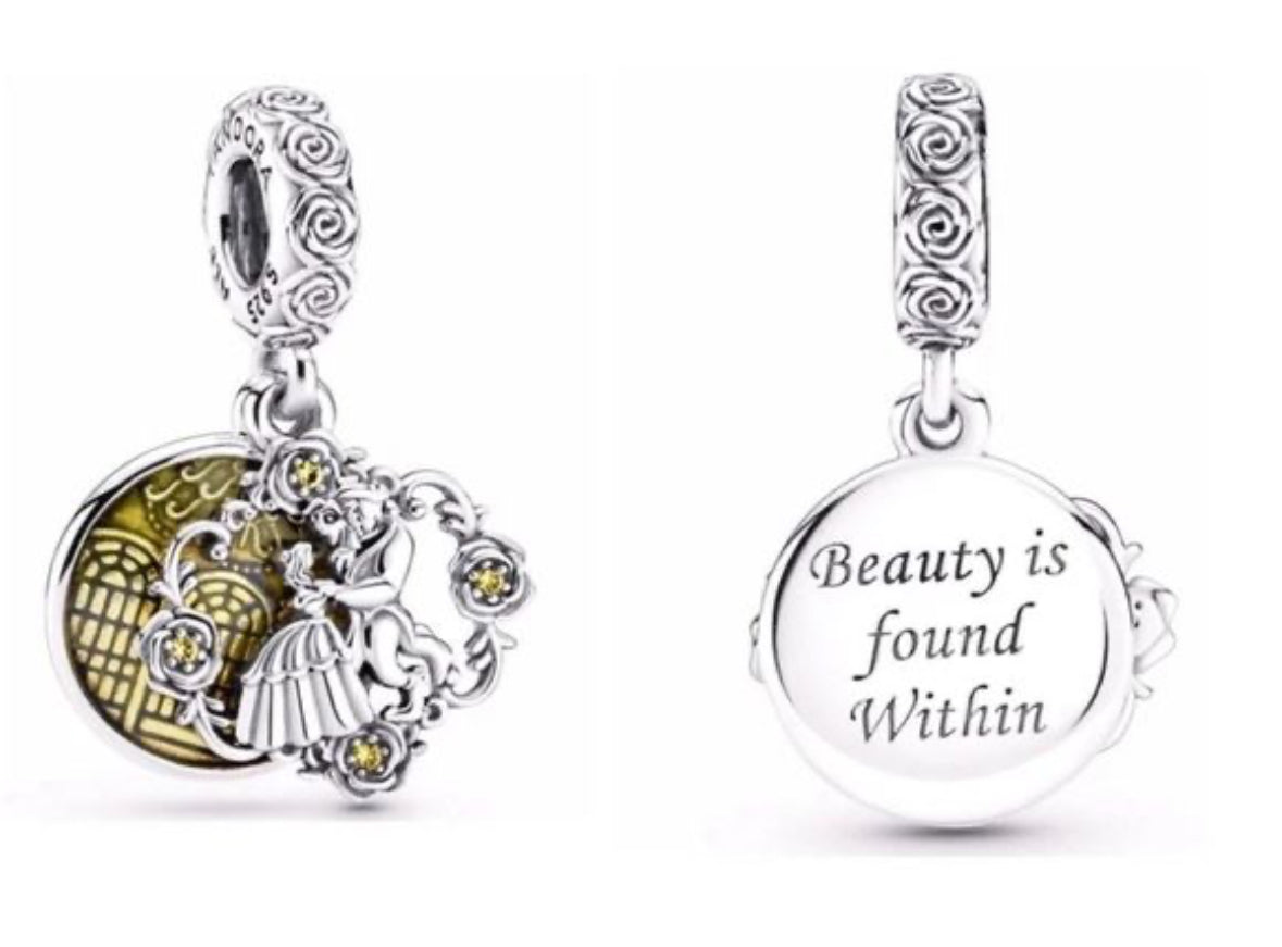 Colgante La Bella y la Bestia