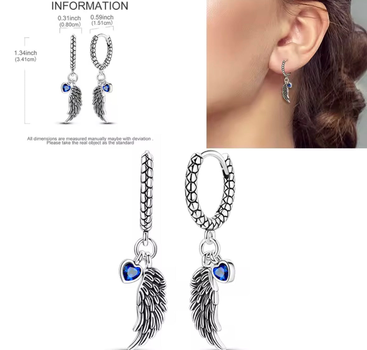 Argollas alas corazón