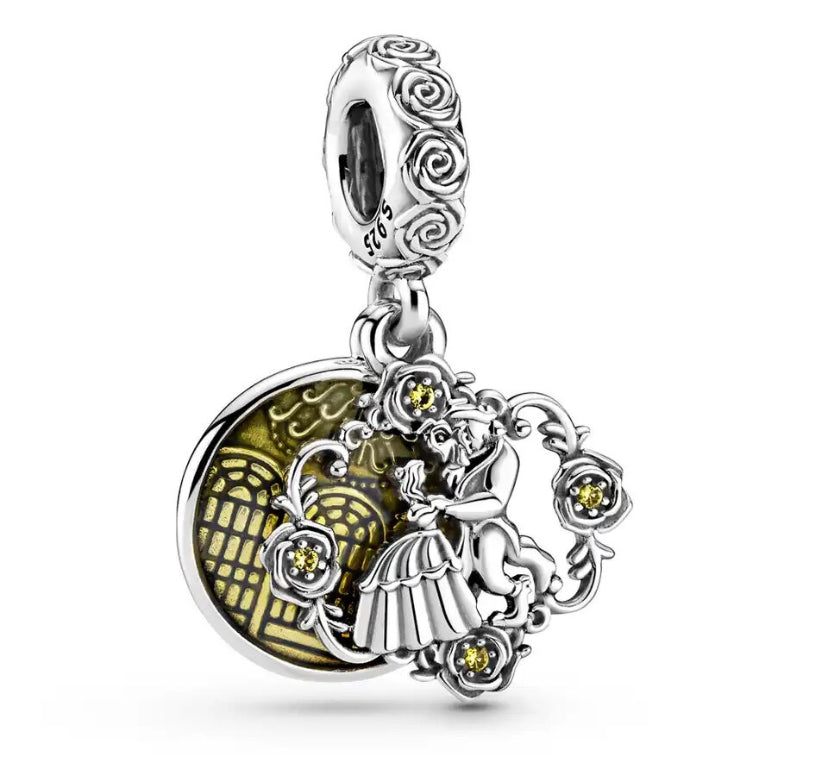 Colgante La Bella y la Bestia