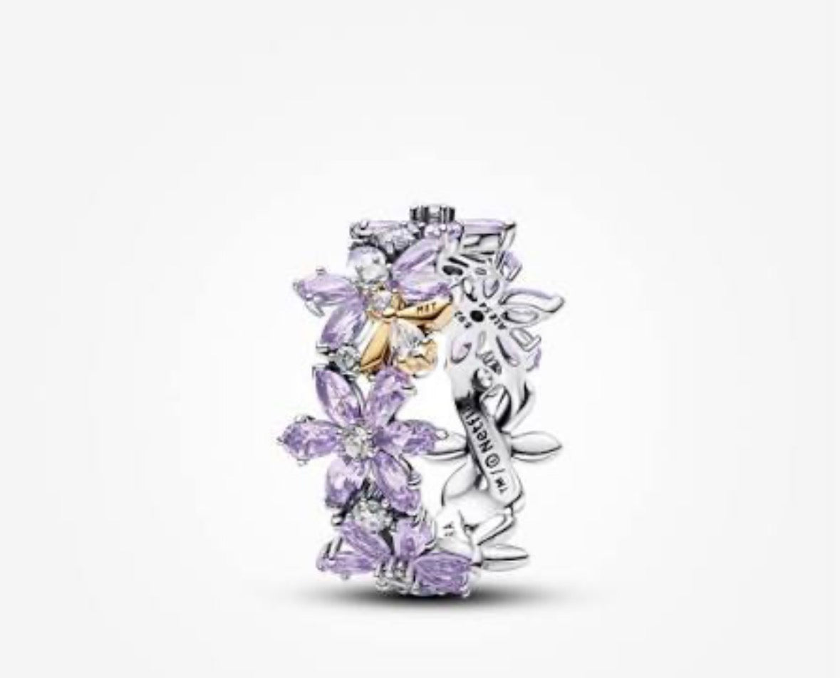 Anillo flores Bridgerton