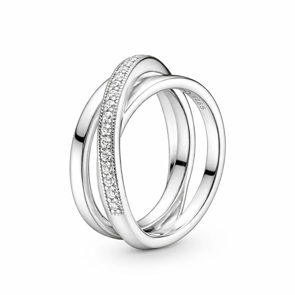Anillo entrelazado logo