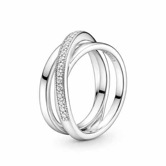Anillo entrelazado logo