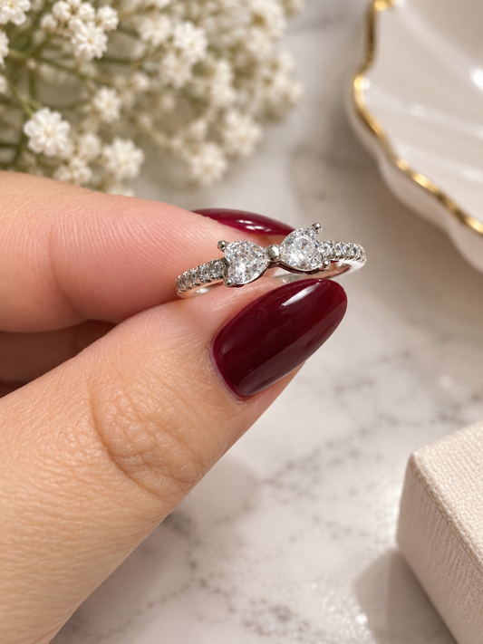 Anillo lazo plata