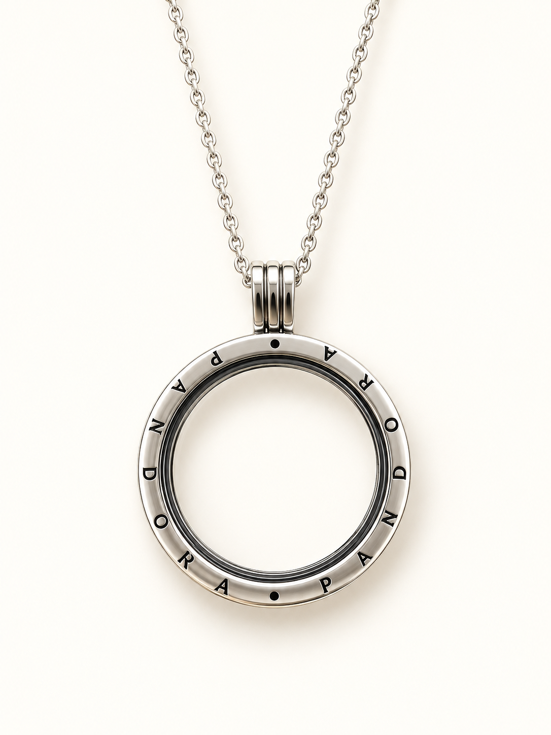 Collar transparente logo