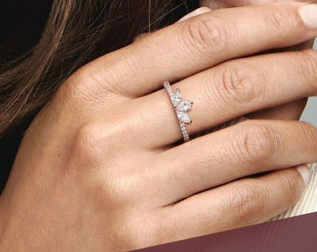 Anillo corona rose