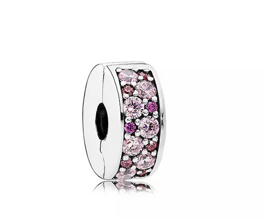 Clip separador rosa detalles fucsia